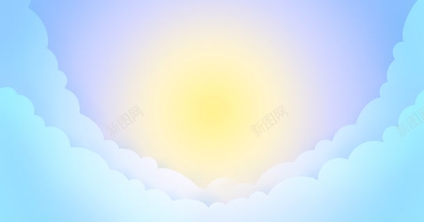 蓝色云朵天空卡通海报背景jpg设计背景_新图网 https://ixintu.com 云朵 卡通 天空 海报 背景 蓝色
