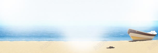 阳光沙滩banner创意jpg设计背景_新图网 https://ixintu.com 企业宣传 淘宝