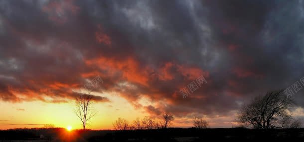 夕阳天空背景jpg设计背景_新图网 https://ixintu.com 夕阳 天空 自然风光