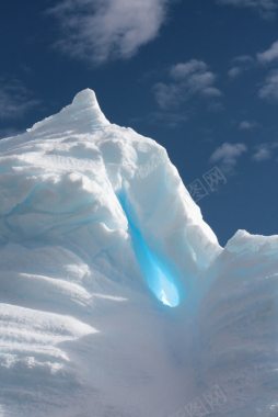 白色拱形冰山冰块背景