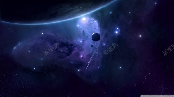 神秘紫色星空星球jpg设计背景_新图网 https://ixintu.com 星球 星空 神秘 紫色