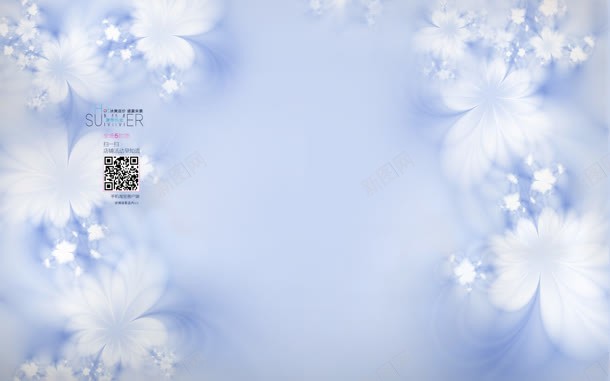 蓝色梦幻雪花水晶海报jpg设计背景_新图网 https://ixintu.com 梦幻 水晶 海报 蓝色 雪花