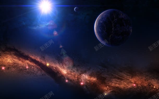 神秘宇宙星光壁纸背景图片免费下载 素材0skqaauku 新图网