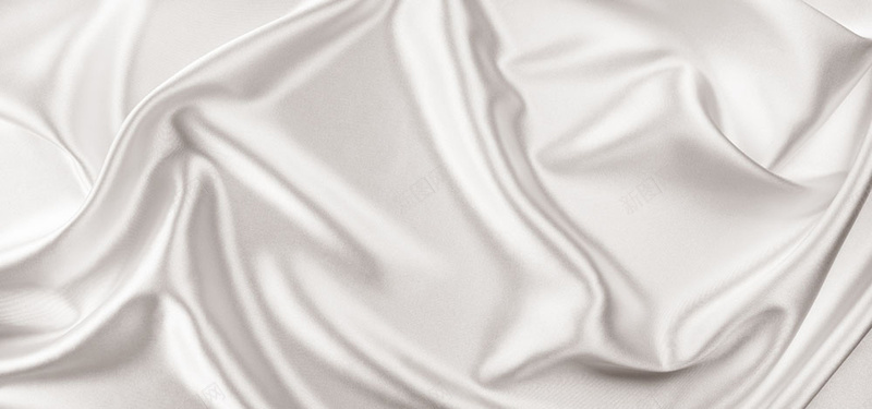 白色高档丝绸面料背景