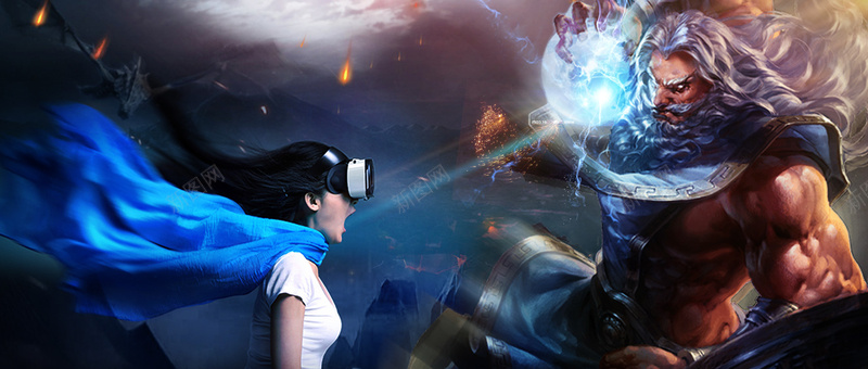VR科幻科技游戏大气bannerpsd设计背景_新图网 https://ixintu.com 3D VR 人物 太空 宇宙 星光 未来 游戏 真实 眼镜 科幻 科技 科技背景 立体 网络 虚拟