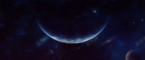 蓝色星空星球表面jpg设计背景_新图网 https://ixintu.com 星球 星空 蓝色 表面