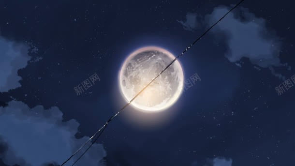 夜晚蓝色星空白色月亮jpg设计背景_新图网 https://ixintu.com 夜晚 星空 月亮 白色 蓝色