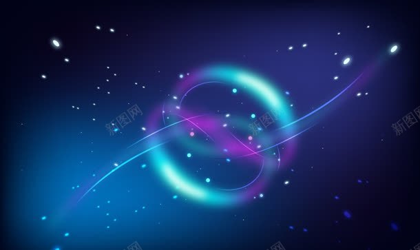 黑蓝色发光炫彩壁纸jpg设计背景_新图网 https://ixintu.com 发光 壁纸 蓝色