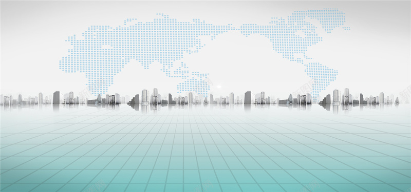 世界地图企业文化海报jpg设计背景_新图网 https://ixintu.com 世界地图 企业文化背景 商务banner 商务文化 城市建筑 大海 小清新 文艺 海报banner 简约