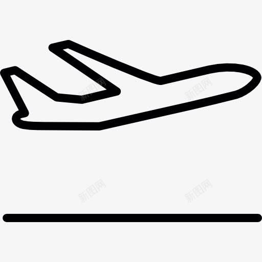 离开图标png_新图网 https://ixintu.com 旅行 机场 运输 飞机