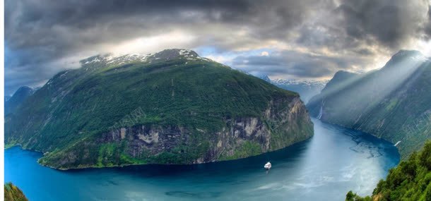 天空山峰河流背景jpg设计背景_新图网 https://ixintu.com 乌云 天空 山峰 河流 自然风光