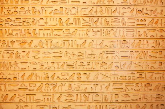 埃及古代象形文字背景