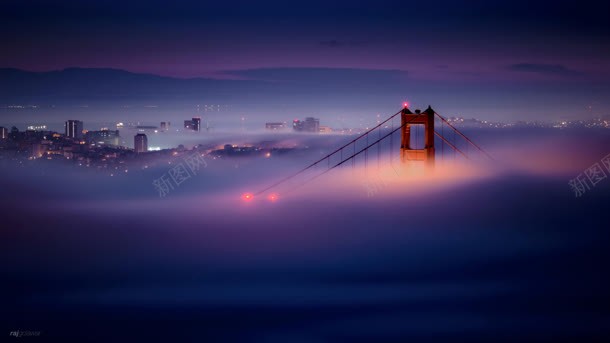 紫色天空城市大桥jpg设计背景_新图网 https://ixintu.com 城市 大桥 天空 紫色