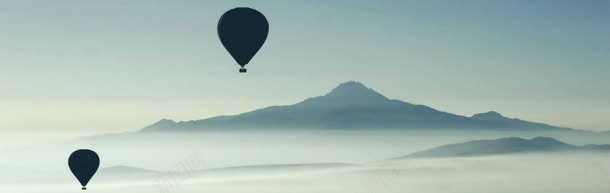 氢气球banner创意背景