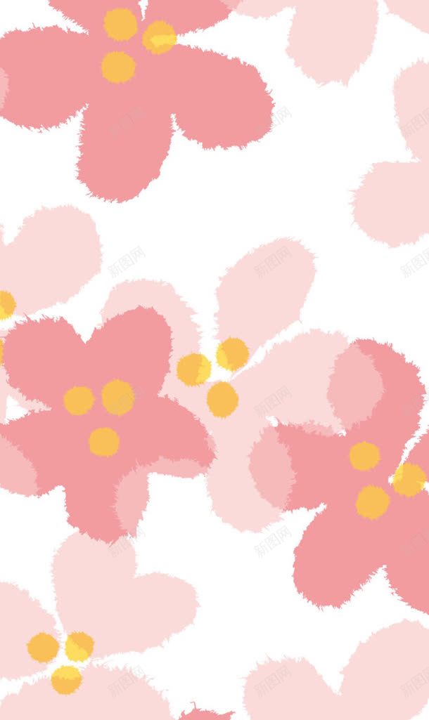 水墨彩绘风格红色花卉jpg设计背景_新图网 https://ixintu.com 彩绘 水墨 红色 花卉 风格