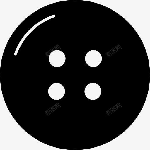 衣服纽扣四孔图标png_新图网 https://ixintu.com 圆 圆形状 圆的形状 按钮 纽扣 衣服纽扣