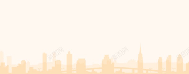 黄色现代城市建筑剪影png免抠素材_新图网 https://ixintu.com 剪影 城市 建筑 现代 黄色