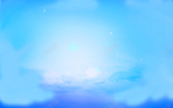 蓝色梦幻星空云彩壁纸背景