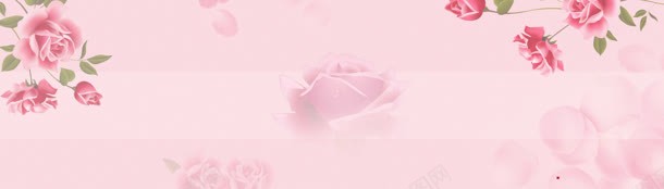 浪漫粉色花朵背景jpg设计背景_新图网 https://ixintu.com 淘宝海报 玫瑰 玫瑰背景图