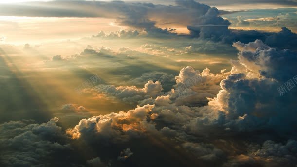 黄色光效云朵天空环境渲染jpg设计背景_新图网 https://ixintu.com 云朵 天空 渲染 环境 色光