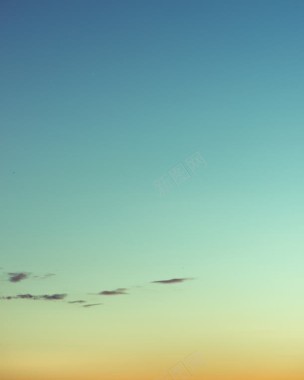夕阳下的天空海报背景背景