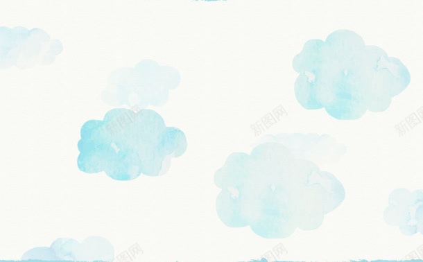蓝色卡通手绘水彩太阳jpg设计背景_新图网 https://ixintu.com 卡通 太阳 水彩 蓝色