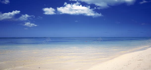 夏日海滩背景摄影图片