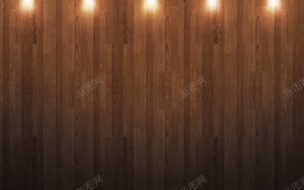 木板上的五个灯光jpg设计背景_新图网 https://ixintu.com 木板 灯光