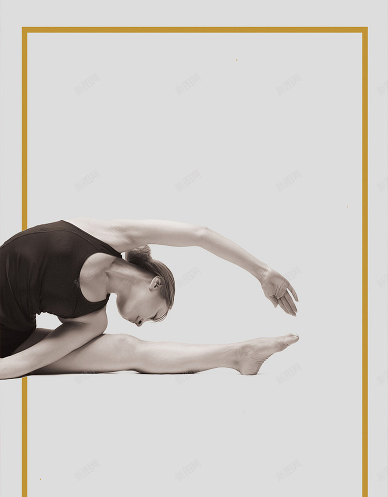 健身健康海报背景psd设计背景_新图网 https://ixintu.com 优美 健康 健身 减肥 动作 定格 瑜伽 肢体 舞蹈 边框