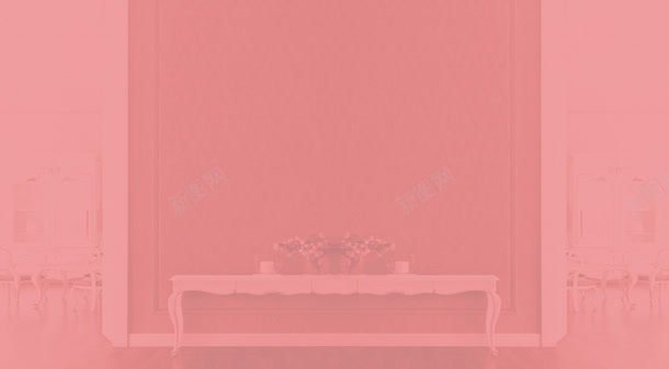 粉色模糊房前的窗台背景
