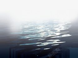 反光的水面海报背景中秋素材
