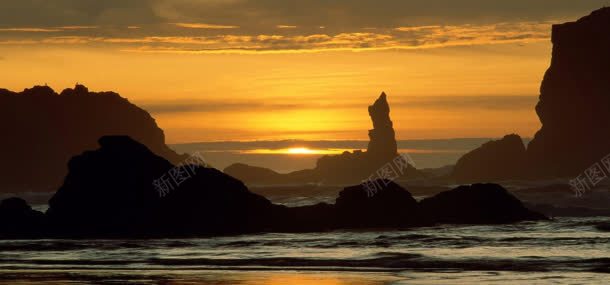 夕阳天空大海背景jpg设计背景_新图网 https://ixintu.com 夕阳 大海 天空 自然风光