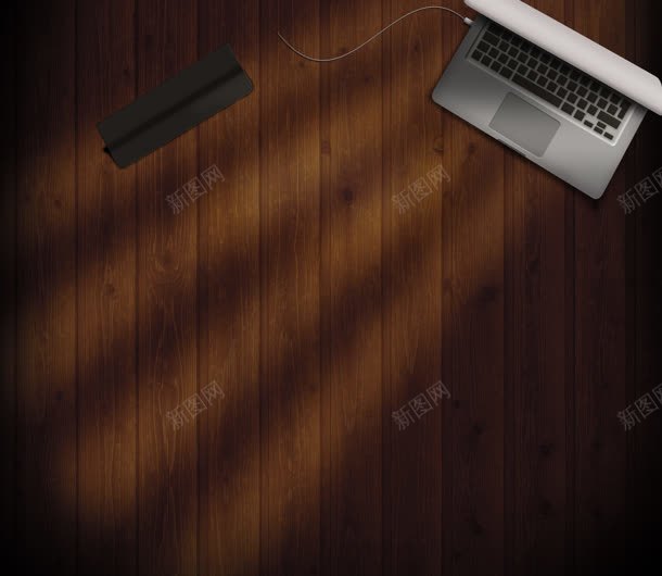 棕色木板上的笔记本海报背景jpg设计背景_新图网 https://ixintu.com 木板 棕色 海报 笔记本 背景