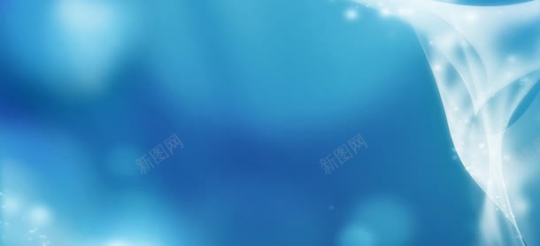 梦幻蓝色jpg设计背景_新图网 https://ixintu.com 蓝色梦幻白点白色光