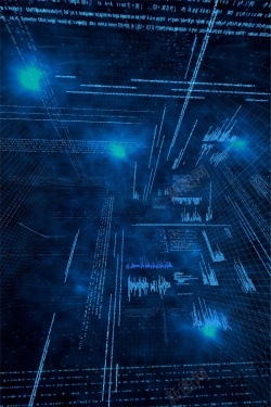 电商底纹创意科技蓝色海报矢量图高清图片