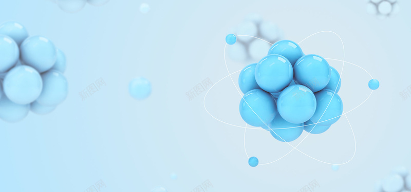 科技医疗分子背景jpg设计背景_新图网 https://ixintu.com 漂浮 科学 科技 立体 素材 结构 聚集背景设计 蓝色药品药物渐变 视觉 贴合