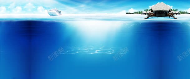 海底jpg设计背景_新图网 https://ixintu.com 海底