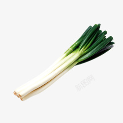 白色大葱蔬菜美食素材