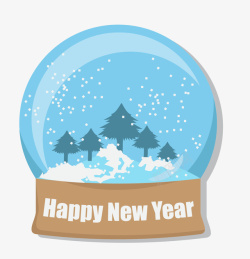 新年礼品图片新年水晶球高清图片