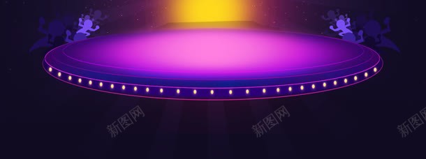 淘宝店铺紫色承接页jpg设计背景_新图网 https://ixintu.com 店铺 承接 紫色
