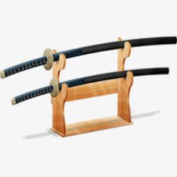 日本军刀日本刀架高清图片