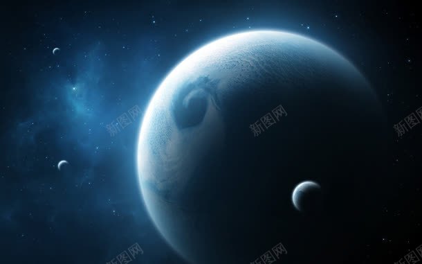 宇宙中的星球海报背景jpg设计背景_新图网 https://ixintu.com 宇宙 星球 海报 背景