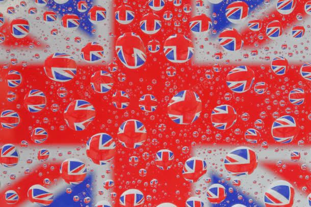 水滴英国国旗jpg设计背景_新图网 https://ixintu.com 国旗 图片 水滴 英国