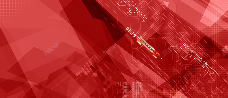 科技商务背景psd设计背景_新图网 https://ixintu.com banner 企业宣传 商务 条纹 海报banner 科幻 科技 科技感 科技风 红色 高清背景 高科技