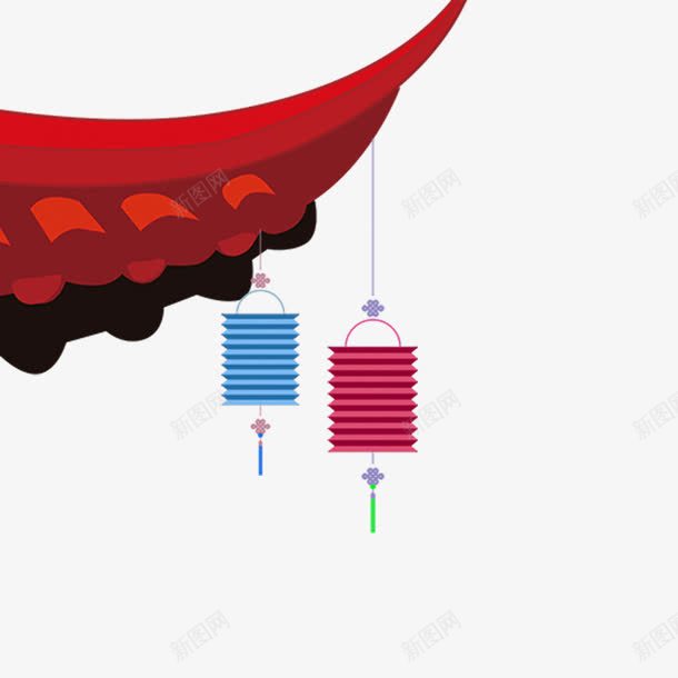 中国风png免抠素材_新图网 https://ixintu.com 中国风 中秋 喜庆 喜庆灯笼 年味 梅花 海报配景 灯笼 节日 花朵 过年 配景