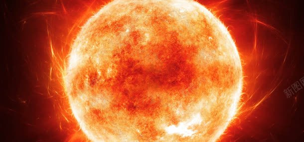 红色太阳喷射火焰jpg设计背景_新图网 https://ixintu.com 星球 红太阳 红色太阳