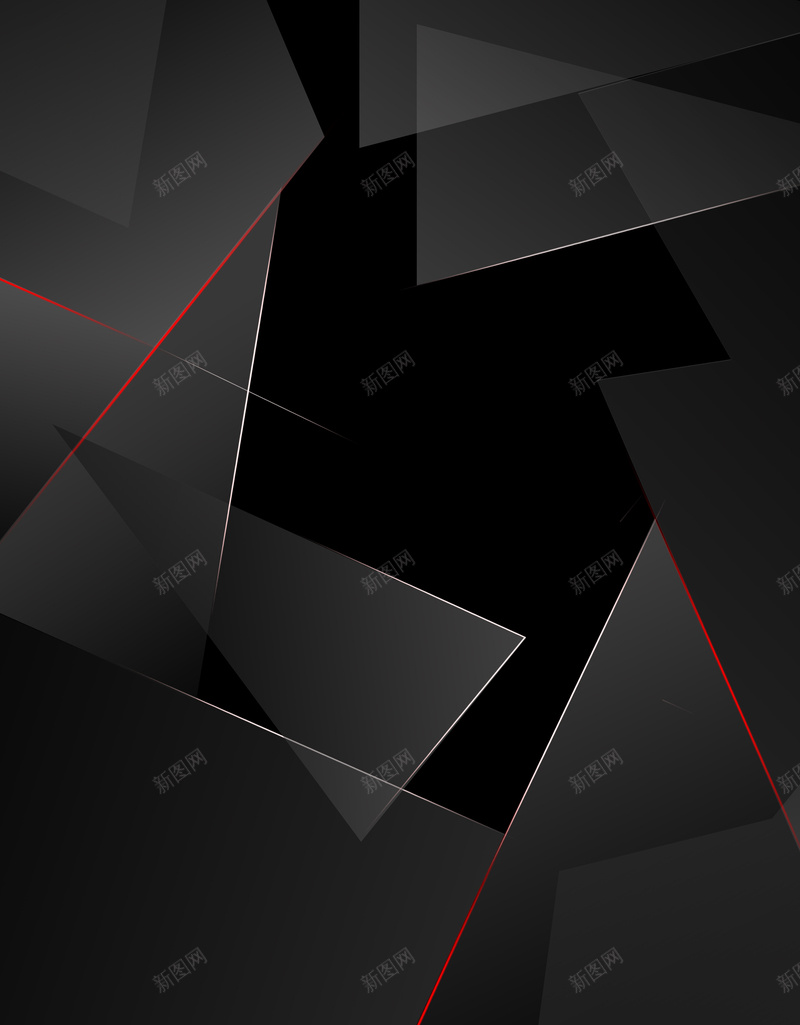 黑色背景几何图案科技感平面广告jpg设计背景_新图网 https://ixintu.com 互联网 几何图案 创意 商务 平面广告 时尚 科技 黑色背景