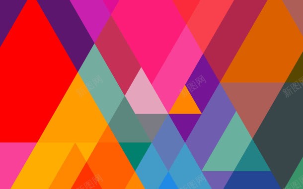 彩色抽象几何形状海报jpg设计背景_新图网 https://ixintu.com 几何 形状 彩色 抽象 海报