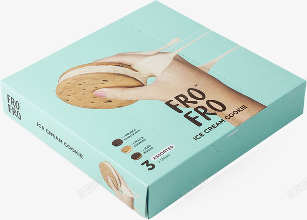 饼干盒png免抠素材_新图网 https://ixintu.com 盒子 盒子模型 食物盒子 饼干盒