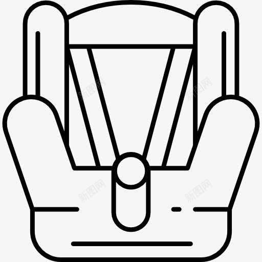 汽车婴儿座椅图标png_新图网 https://ixintu.com 安全 座椅